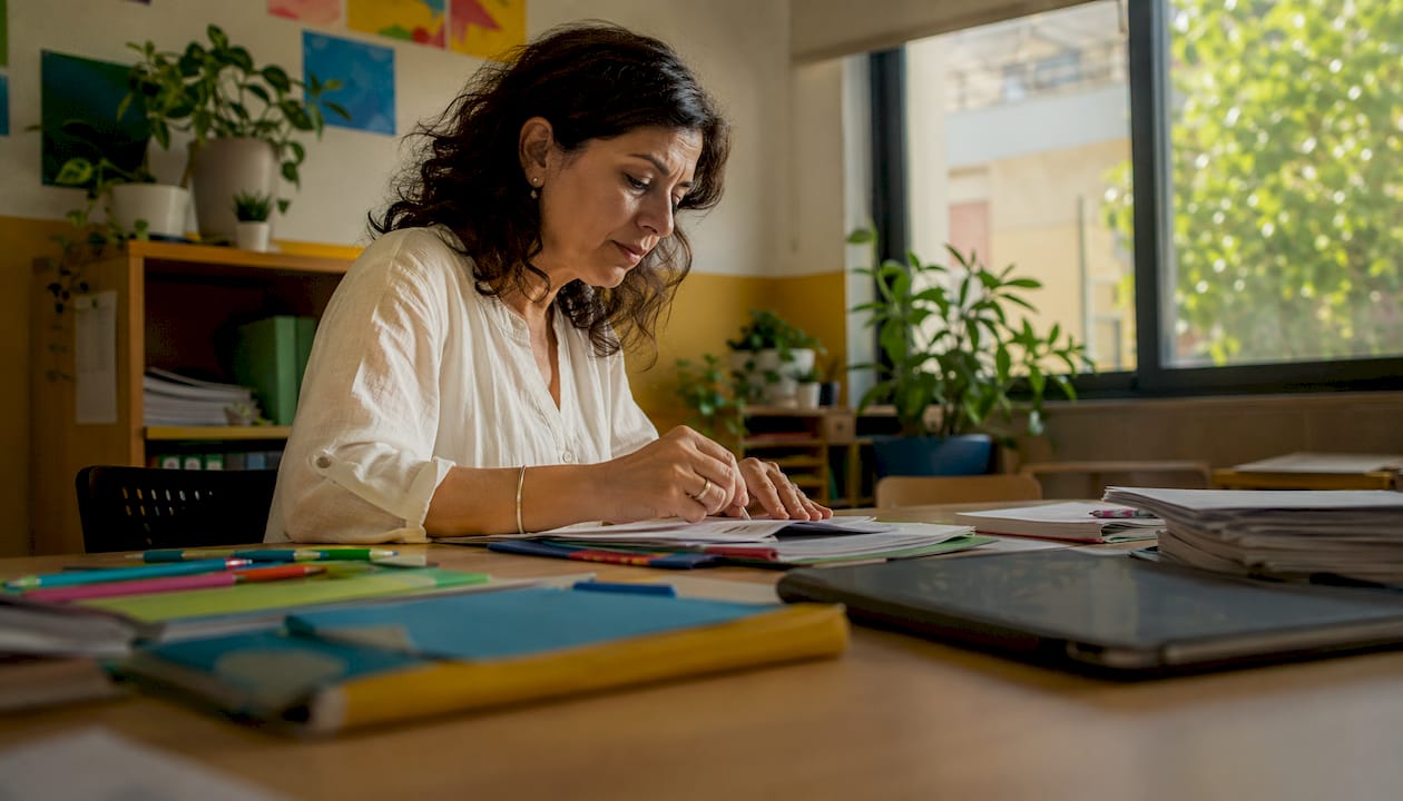 L’insegnante si dedica alla creazione di materiali didattici pensati per coinvolgere tutti gli studenti, valorizzando la diversità e favorendo un ambiente di apprendimento inclusivo.