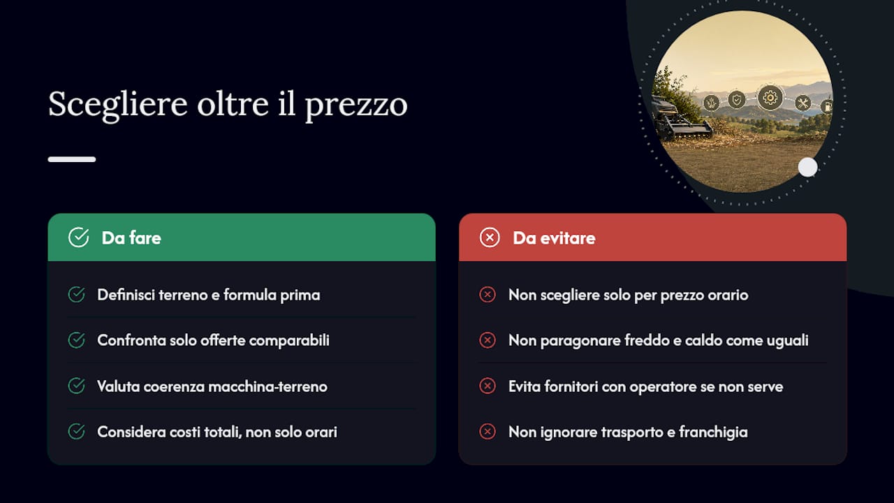 Perché il prezzo più basso non è quasi mai la scelta giusta — overview diagram