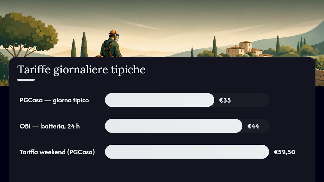 Fattori che incidono sul costo del noleggio