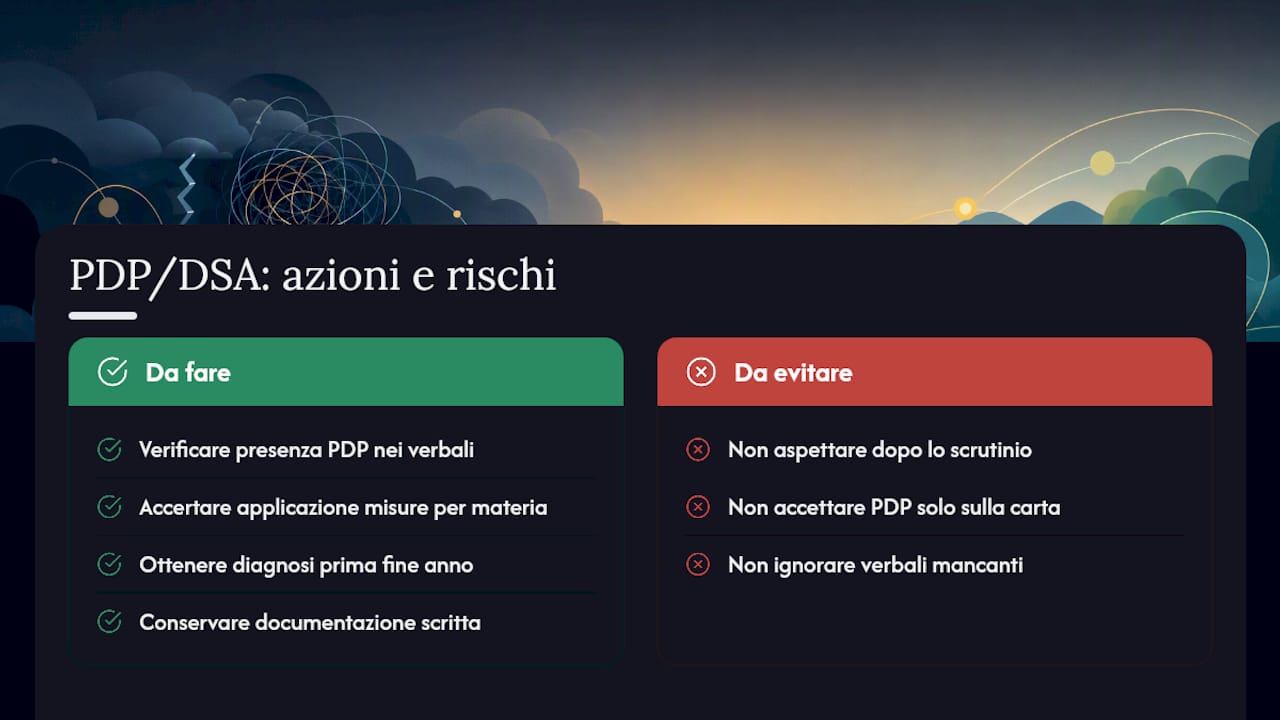 Ruolo del PDP/DSA e tutela in caso di mancata applicazione — overview diagram