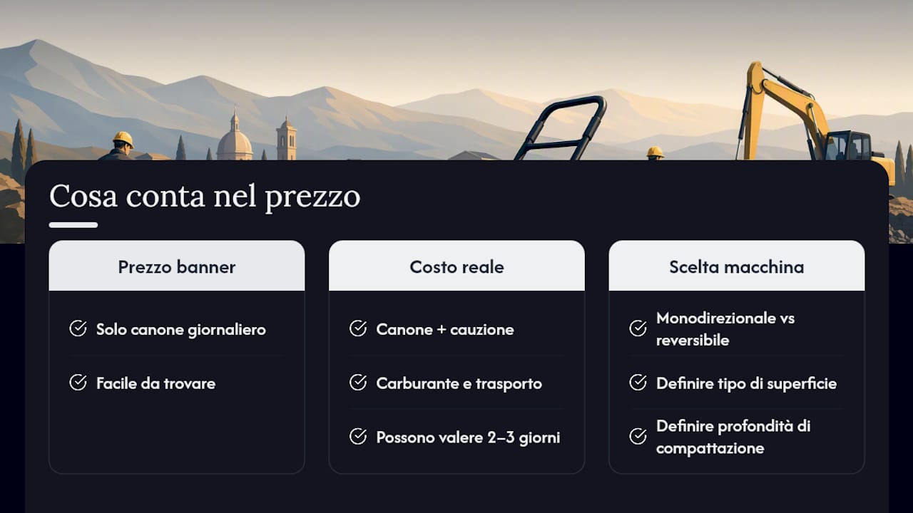 Il vero costo del noleggio non è quello scritto in homepage — overview diagram