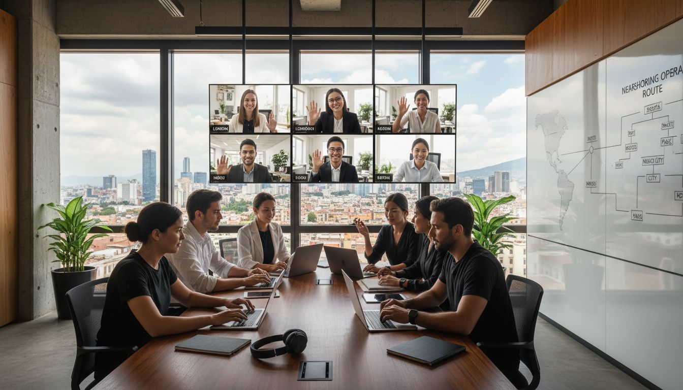 nearshoring technology teamwork