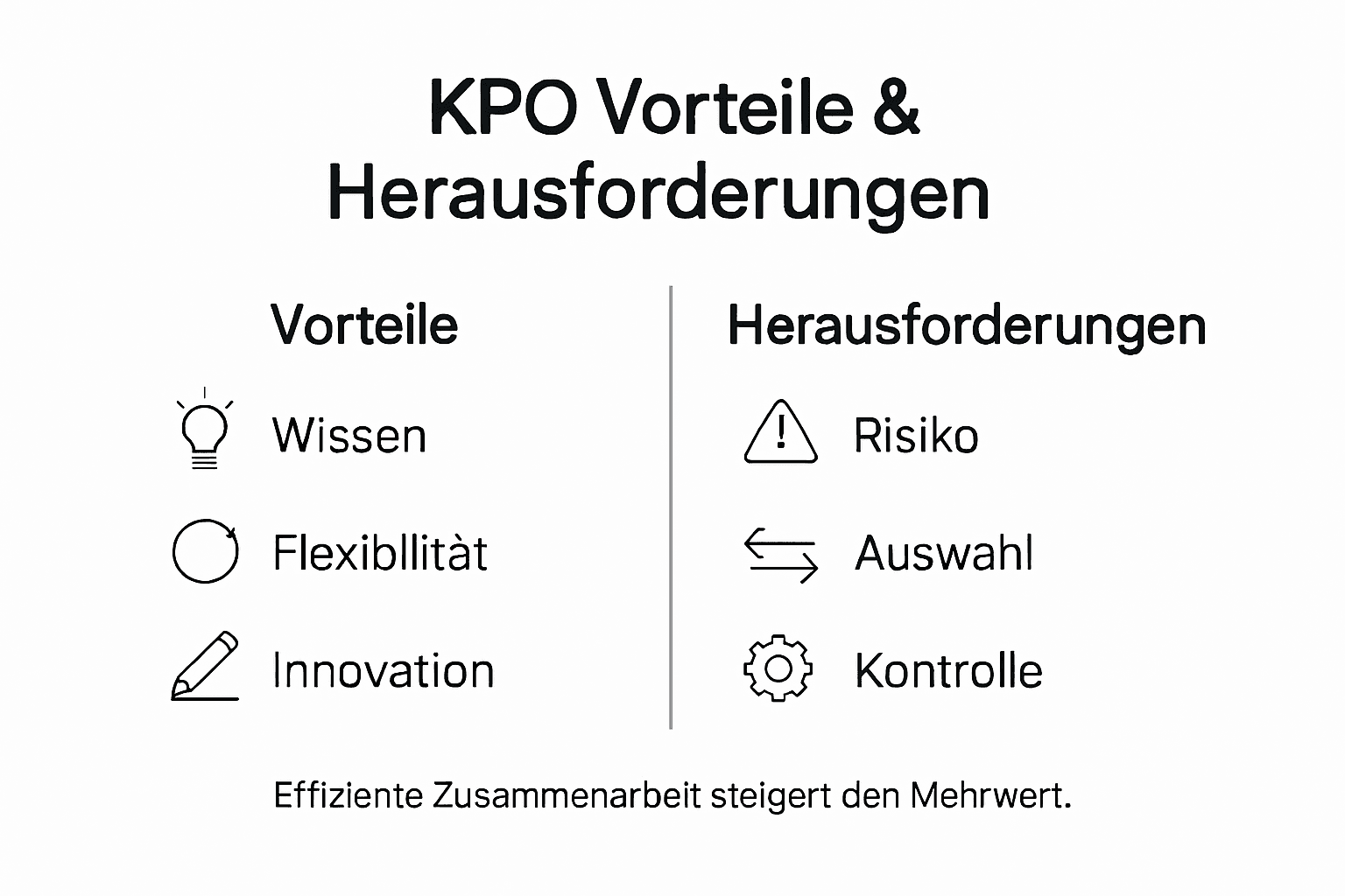 KPO – Chancen und Herausforderungen im Überblick