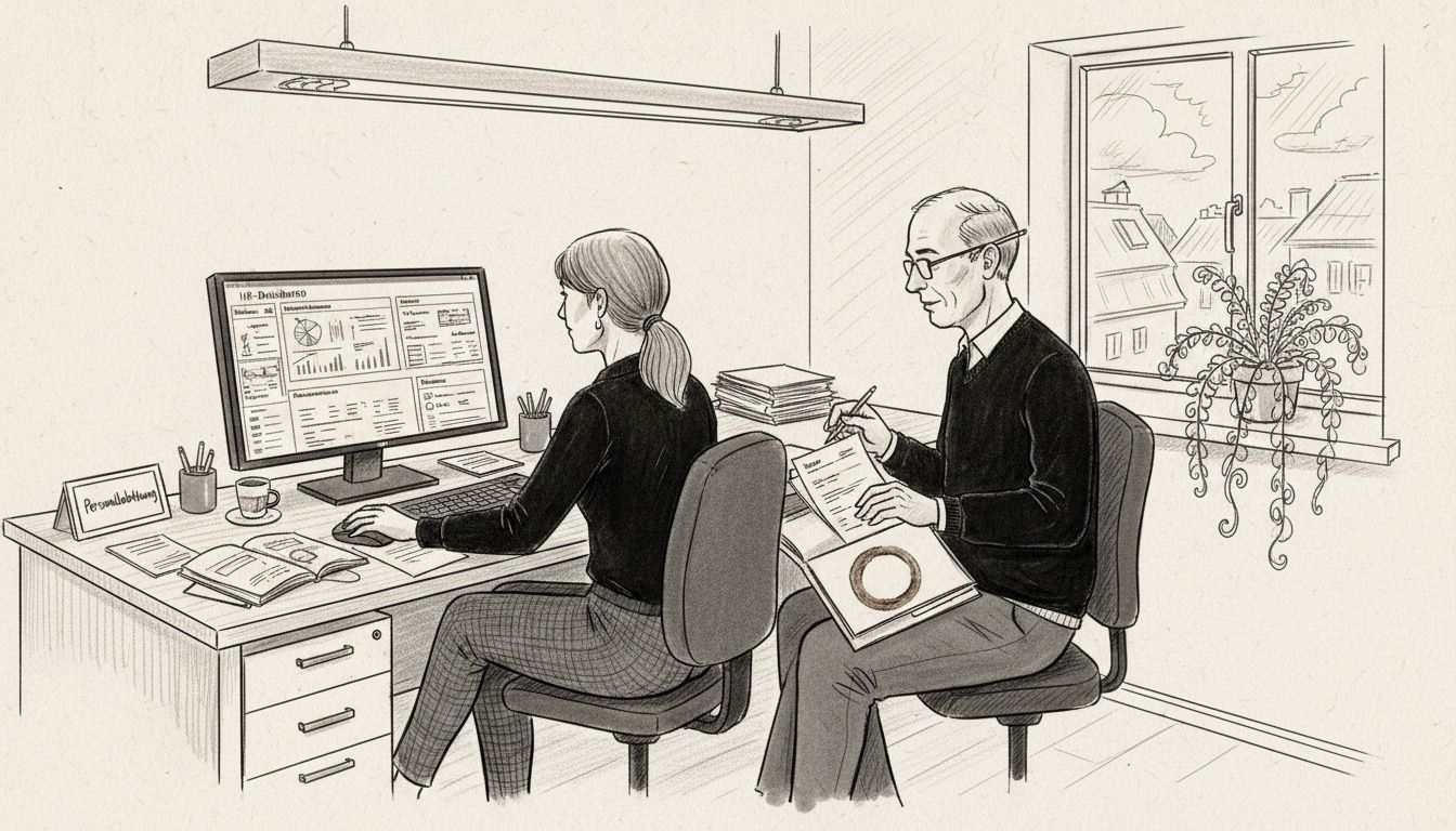 Das HR-Team beschäftigt sich aktuell mit der Auslagerung bestimmter Prozesse.