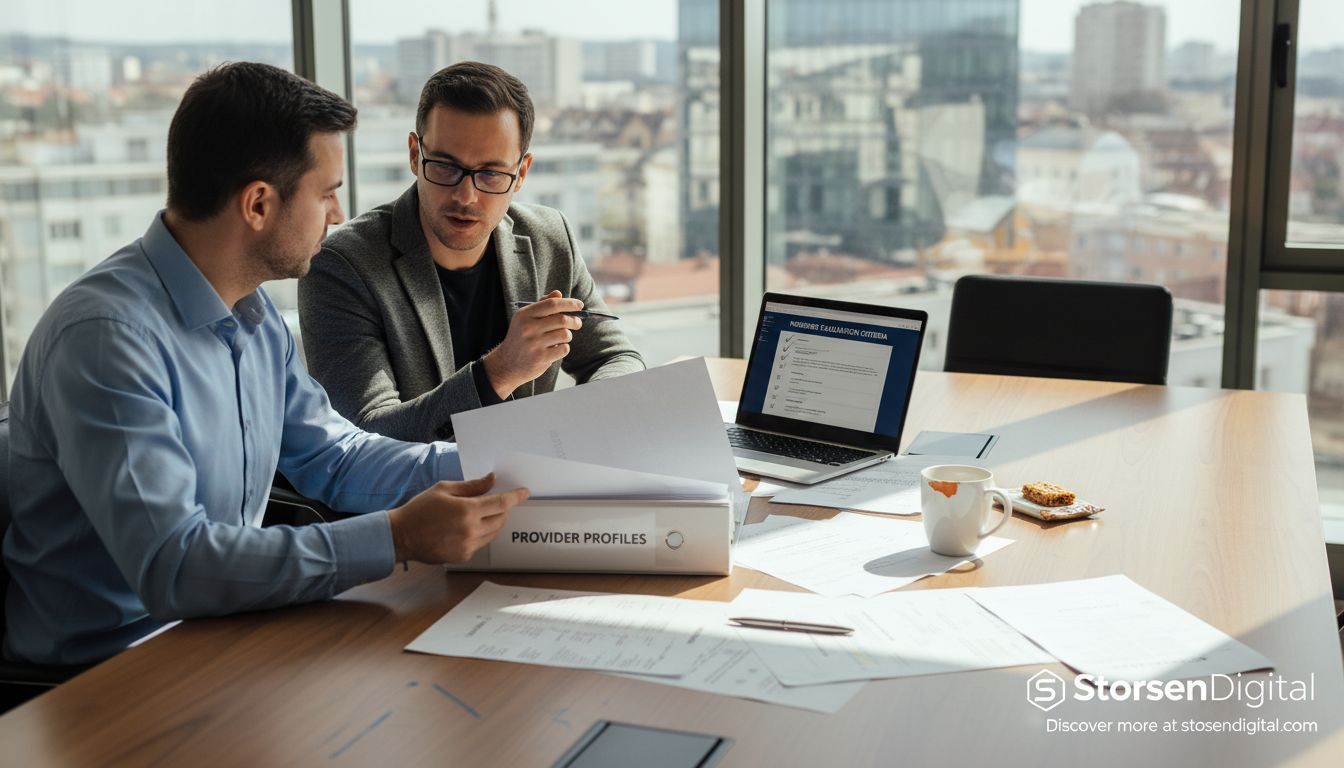 Analysts evaluating managed service providers