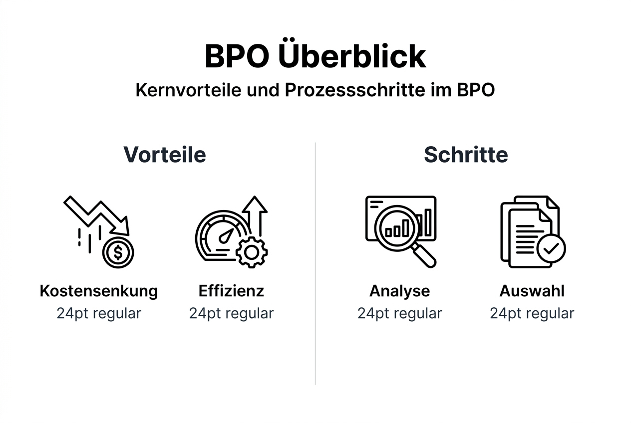 Diese Infografik erklärt, was BPO bedeutet und welche Vorteile Unternehmen dadurch haben.