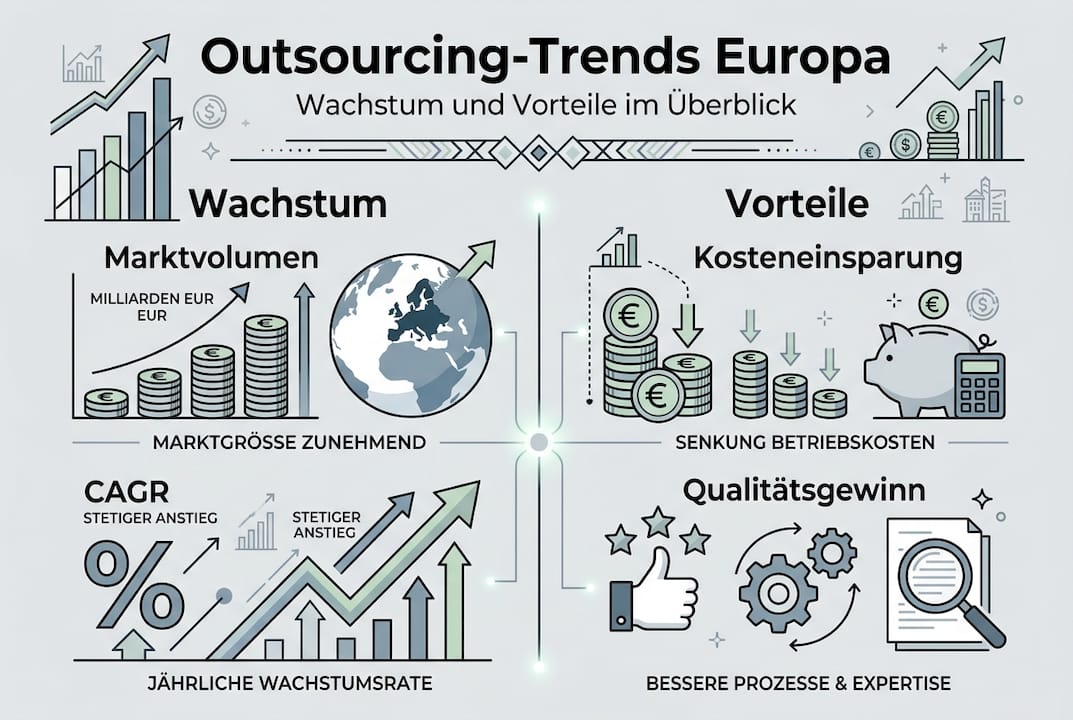Aktuelle Outsourcing-Trends in der Finanzbranche – Eine anschauliche Infografik