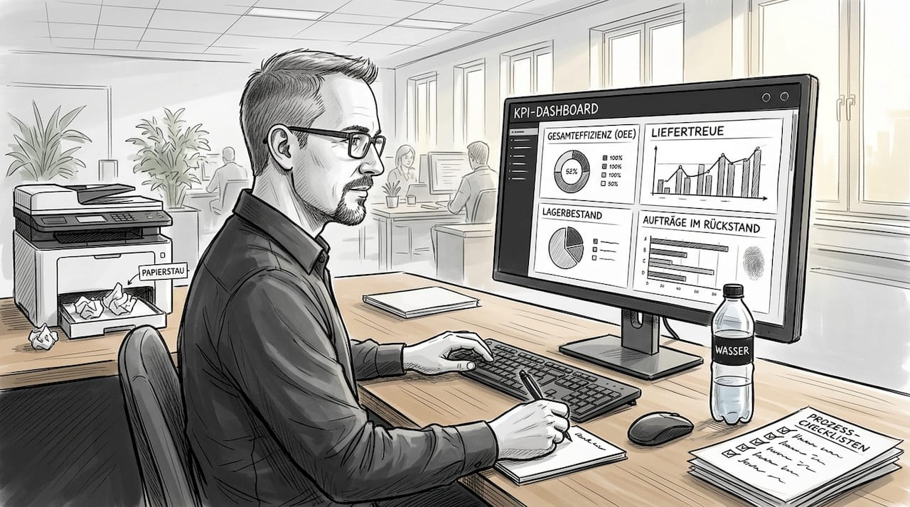 Ein Analyst überwacht das Cloud-Dashboard in Echtzeit und behält dabei alle wichtigen Kennzahlen im Blick.