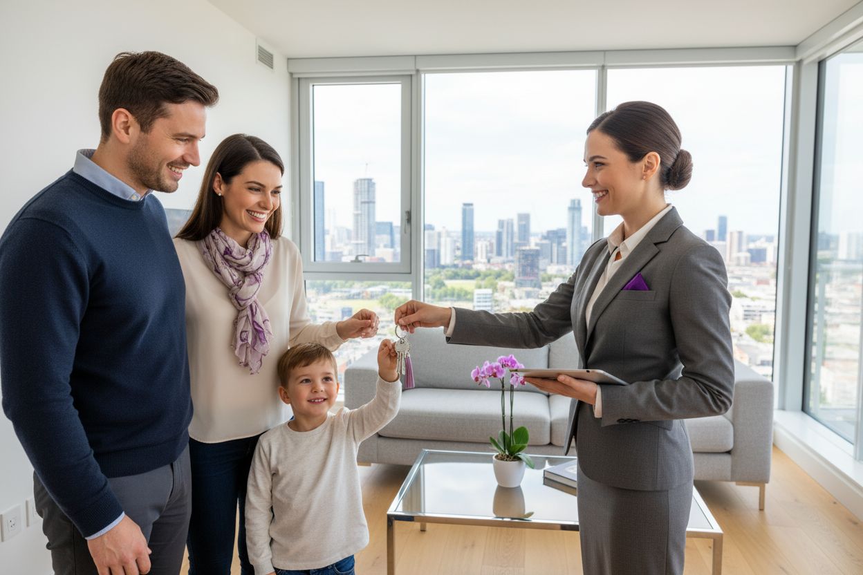 передача ключей недвижимость семья