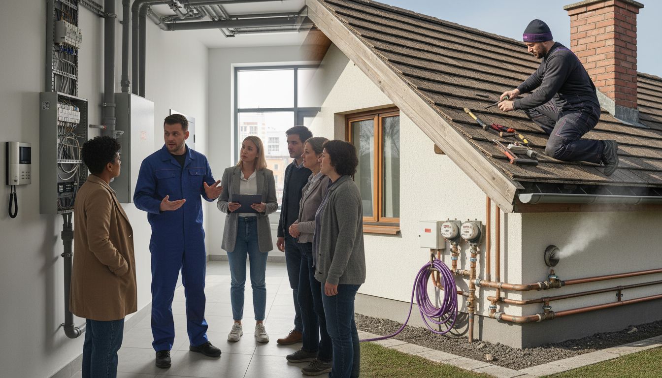 обслуживание квартира дом