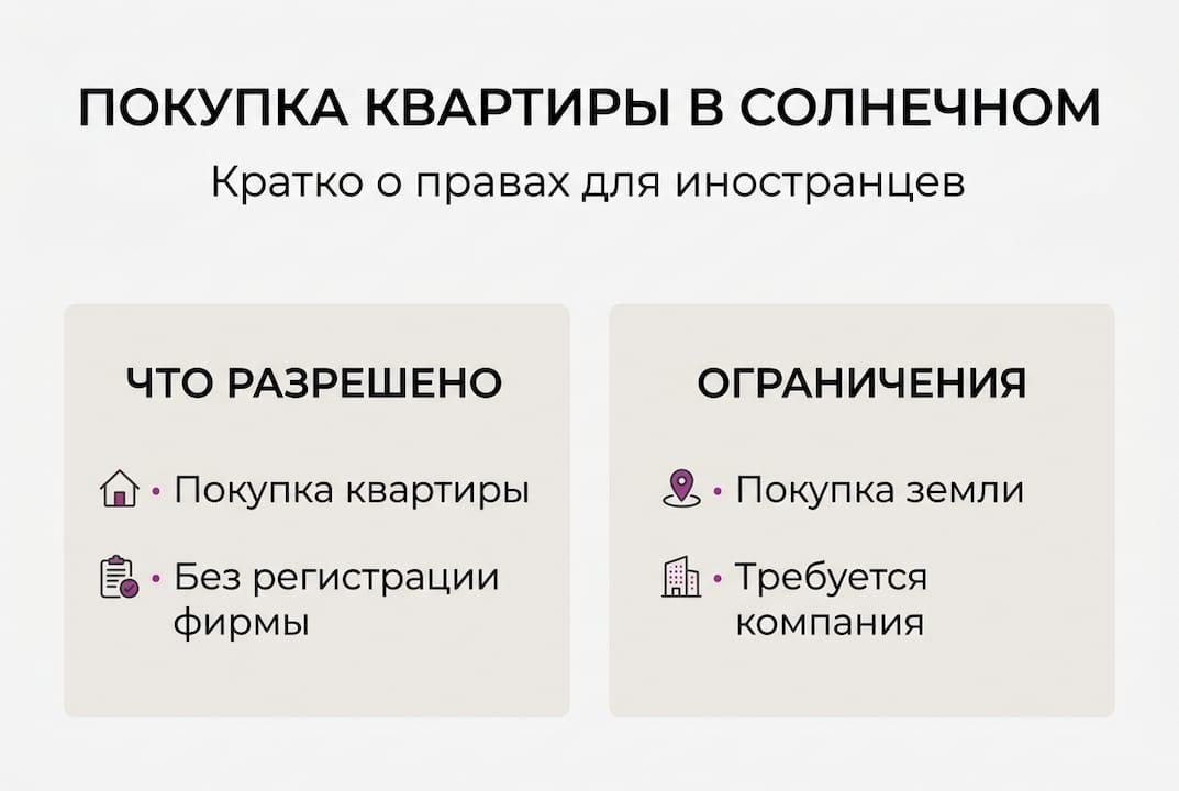 Инфографика: какие права имеют иностранные граждане при покупке жилья