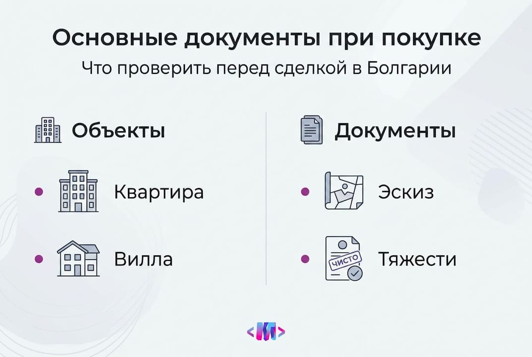 Инфографика: какие документы нужны для покупки квартиры