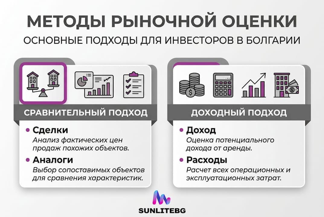 Инфографика о способах определения стоимости квартиры
