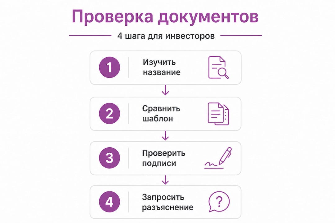 Инфографика: как проверить документы перед покупкой квартиры