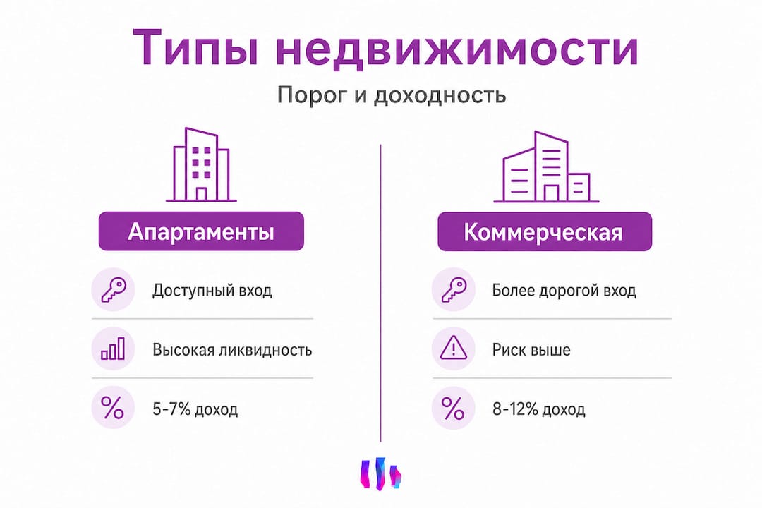 Инфографика: какой вид недвижимости приносит больше дохода?