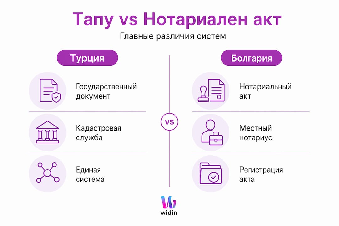 Инфографика: сравнение особенностей недвижимости в Болгарии и Турции
