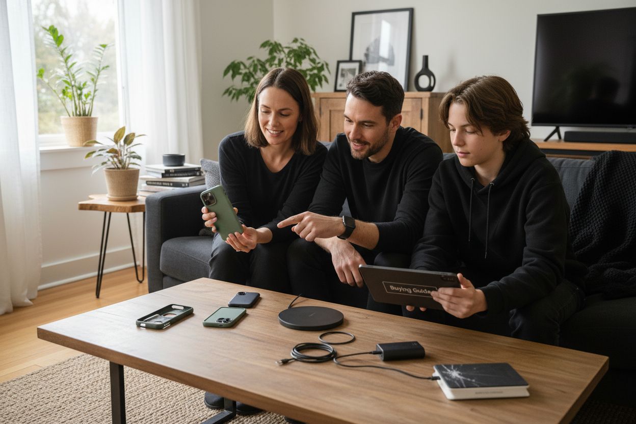 family phone accessory selection