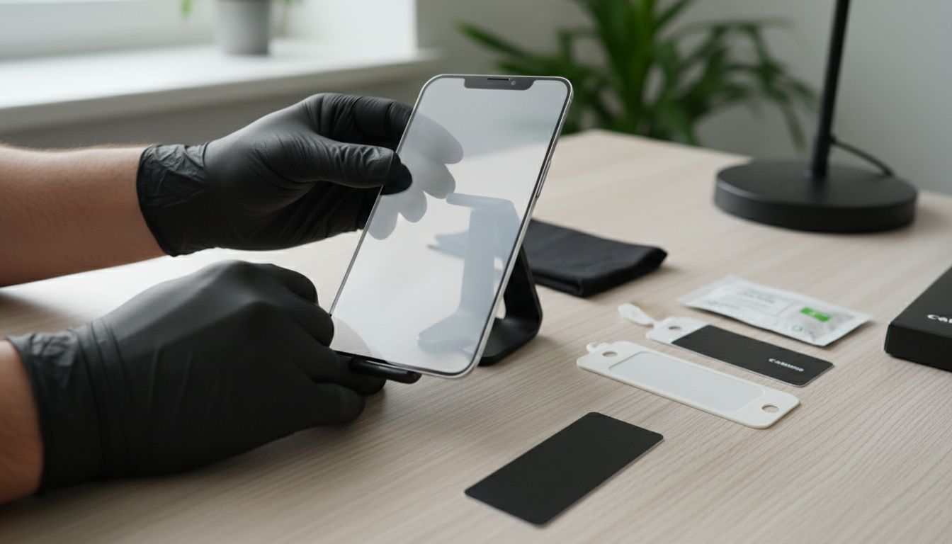 apply screen protector