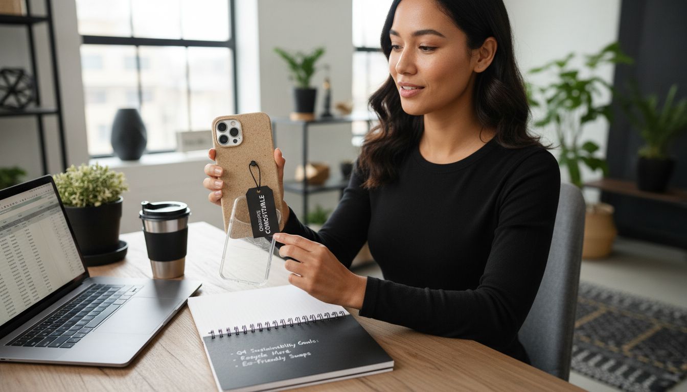 sustainable phone case lifestyle