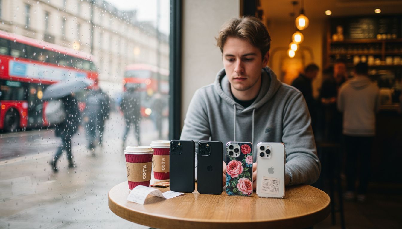 Variety of minimalist and bold phone case styles