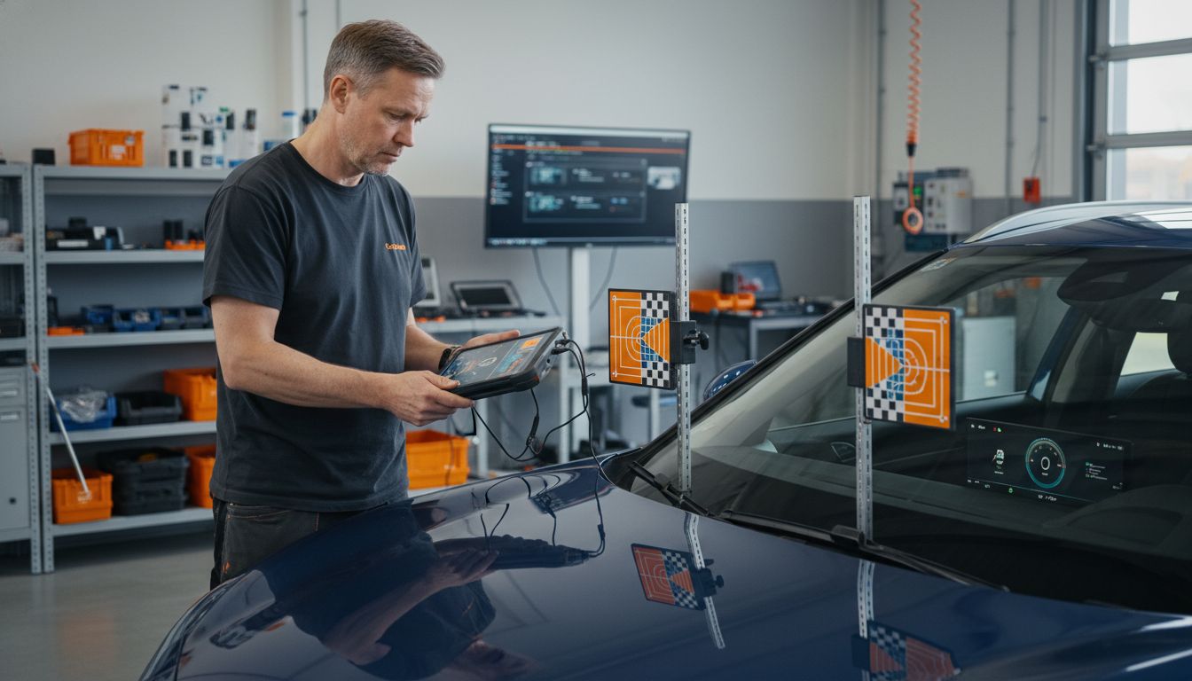 adas calibration windshield