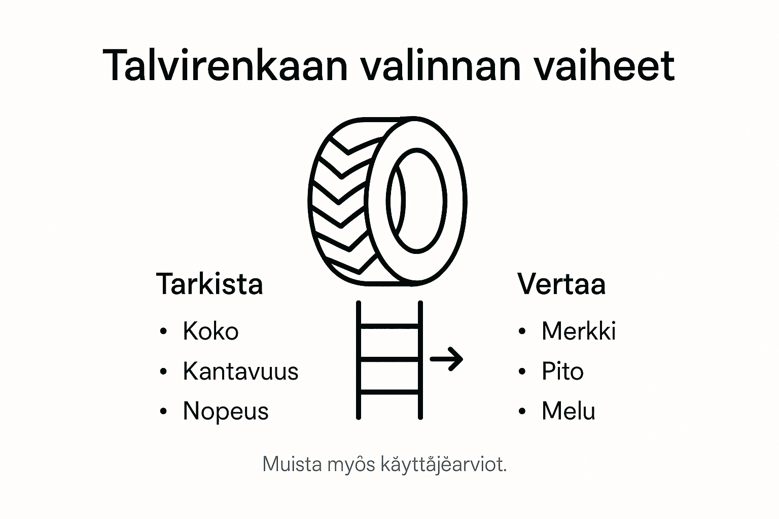 Talvirenkaiden valinta – vaihe vaiheelta ja muistilista tärkeimmistä tarkistuksista