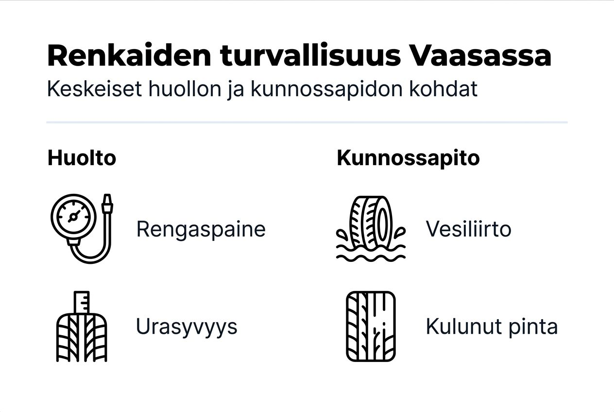 Rengasturvallisuus Vaasassa – tietopaketti kuvina