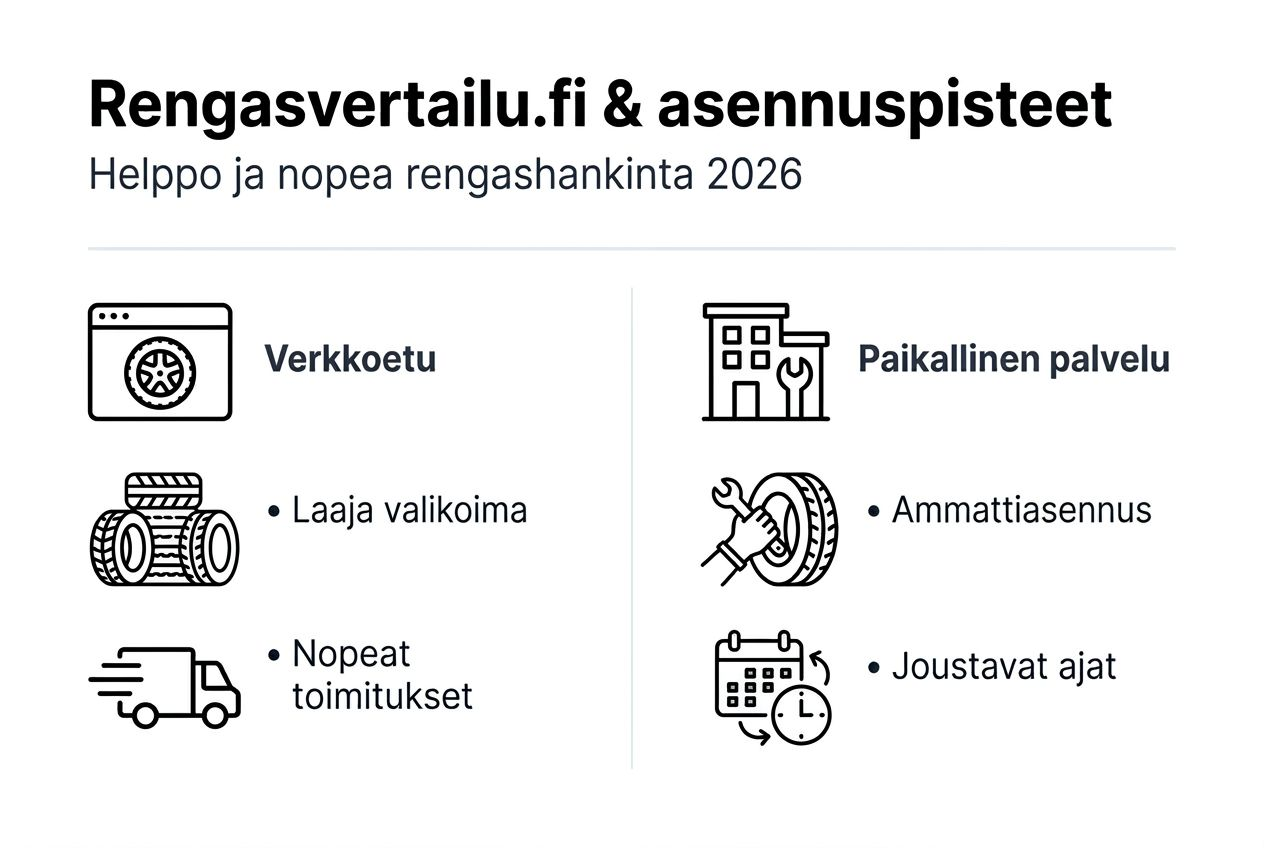 Havainnollinen tietopaketti rengashuollon eduista