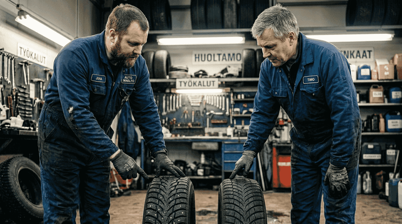 Nastarenkaat vai kitkarenkaat – kumpi talveen?