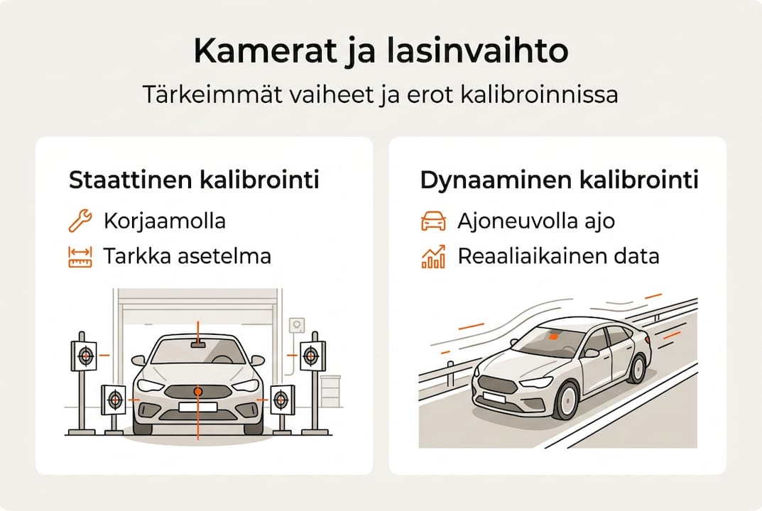 Katsaus kameroiden kalibrointitapoihin – infografiikka