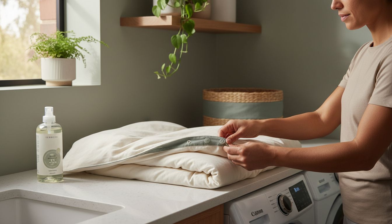 washing tencel duvet