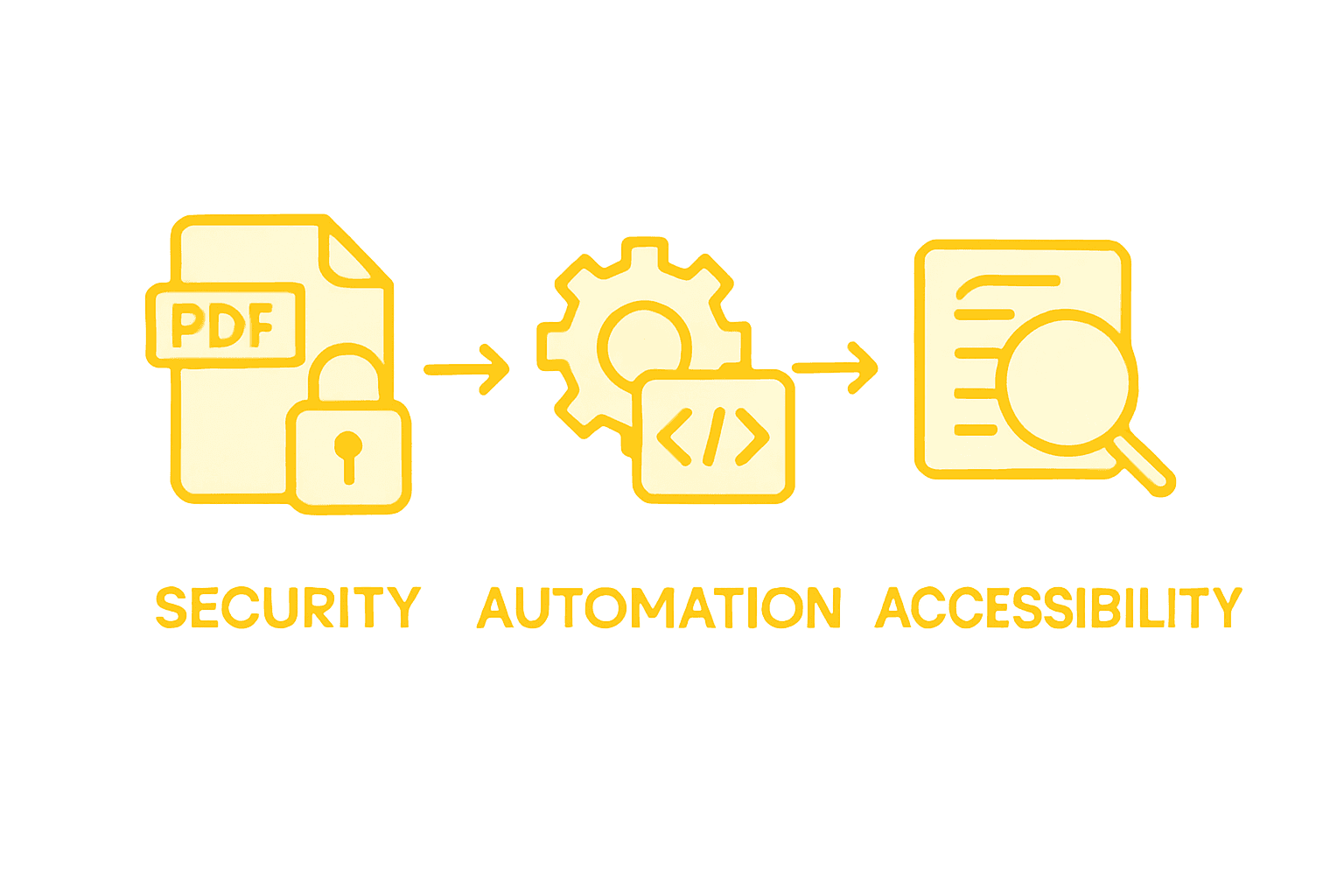 Infographic of PDF conversion process best practices