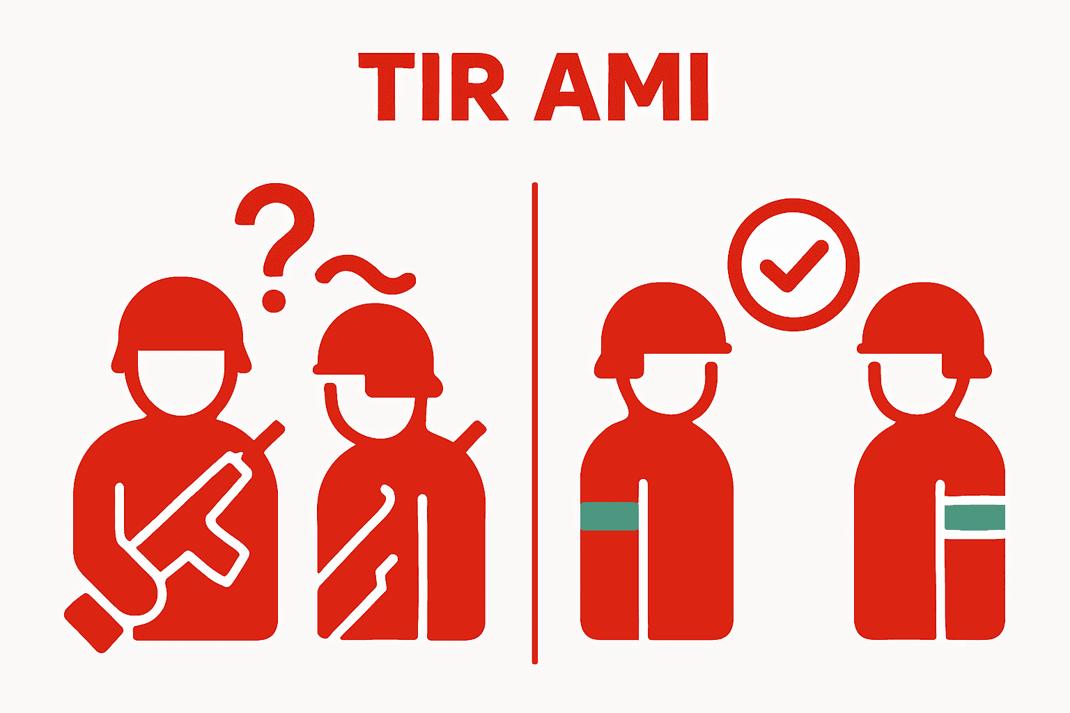 Comparison of airsoft friendly fire risk with and without identification armbands