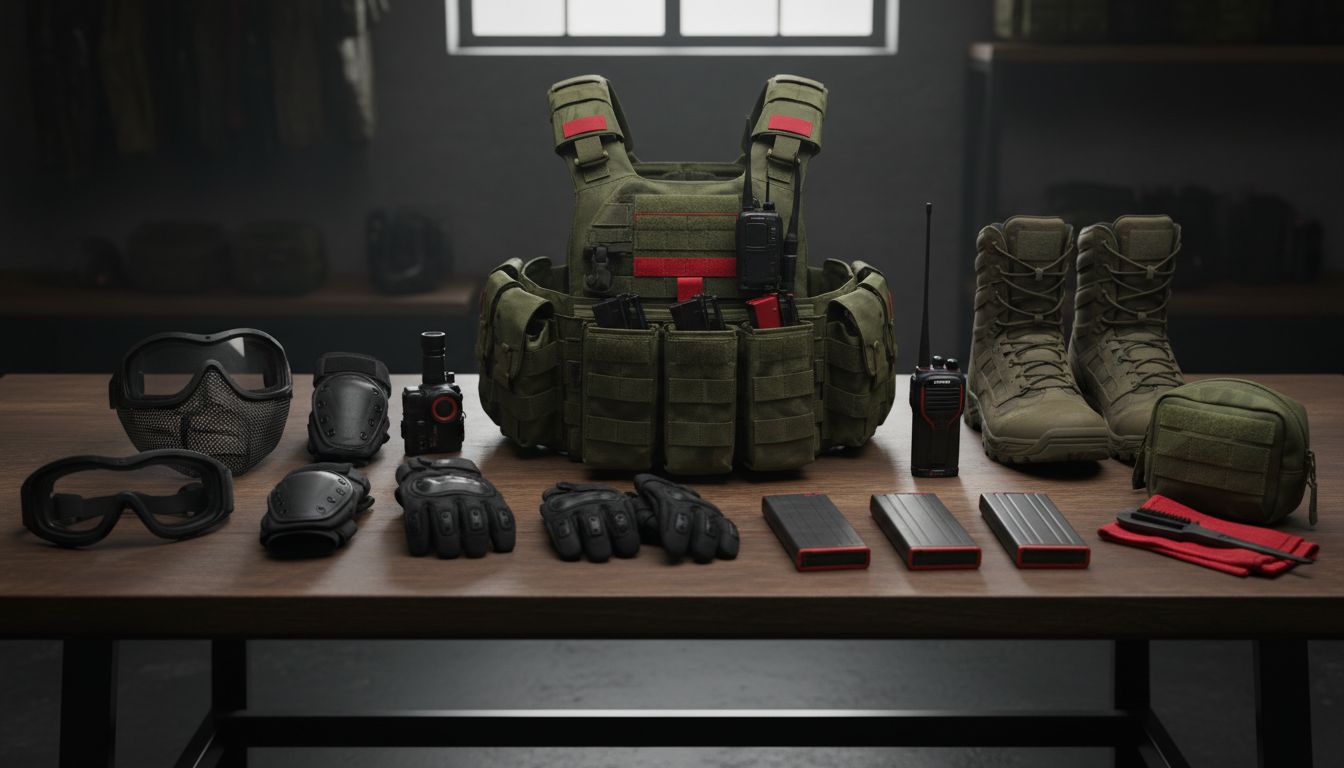 matériel airsoft complet