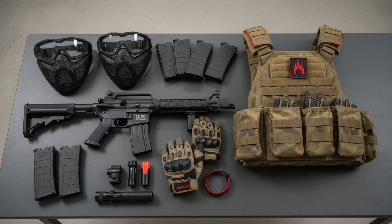matériel airsoft essentiel