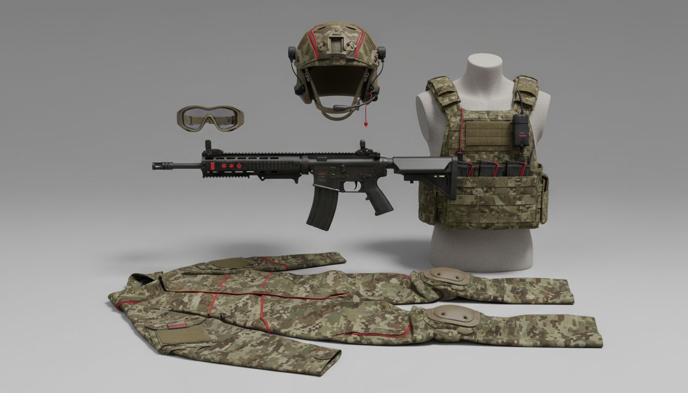 détails équipement airsoft