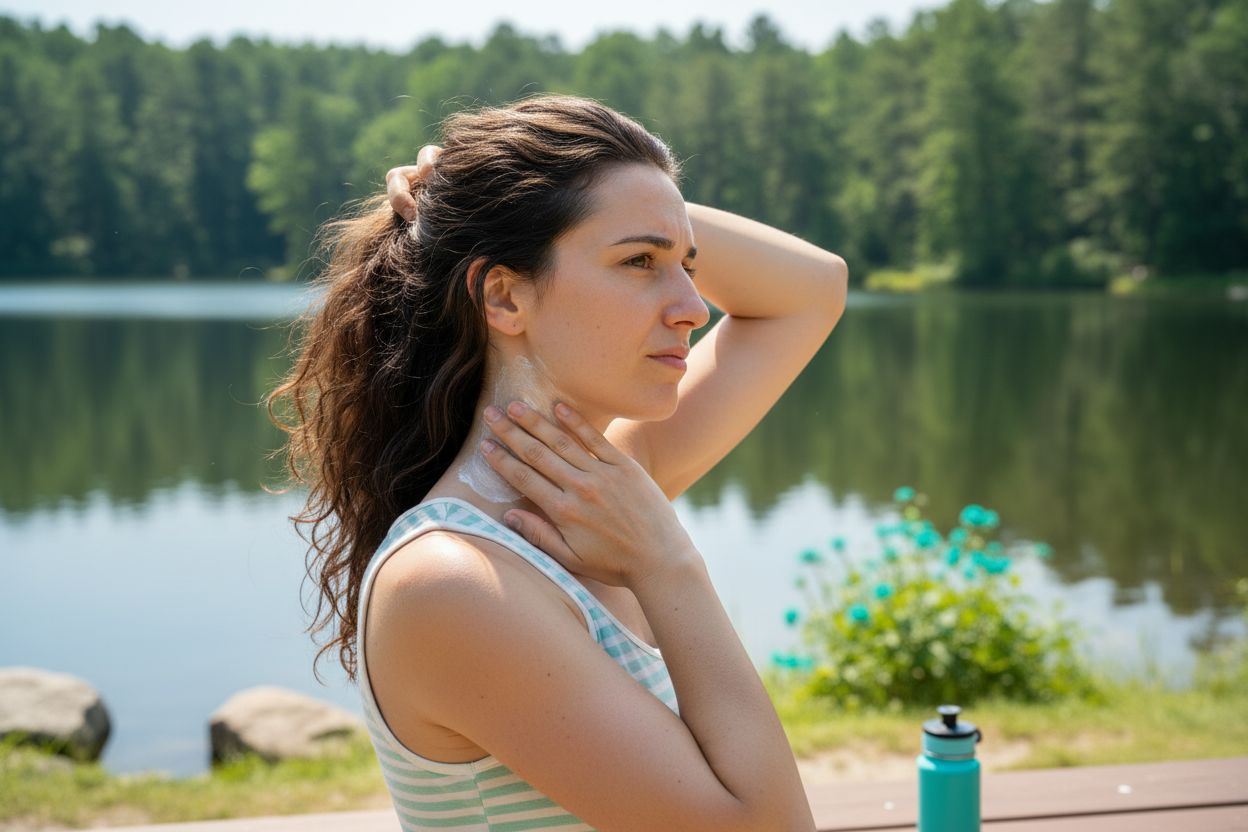 αντηλιακή κρέμα αυχένας εφαρμογή