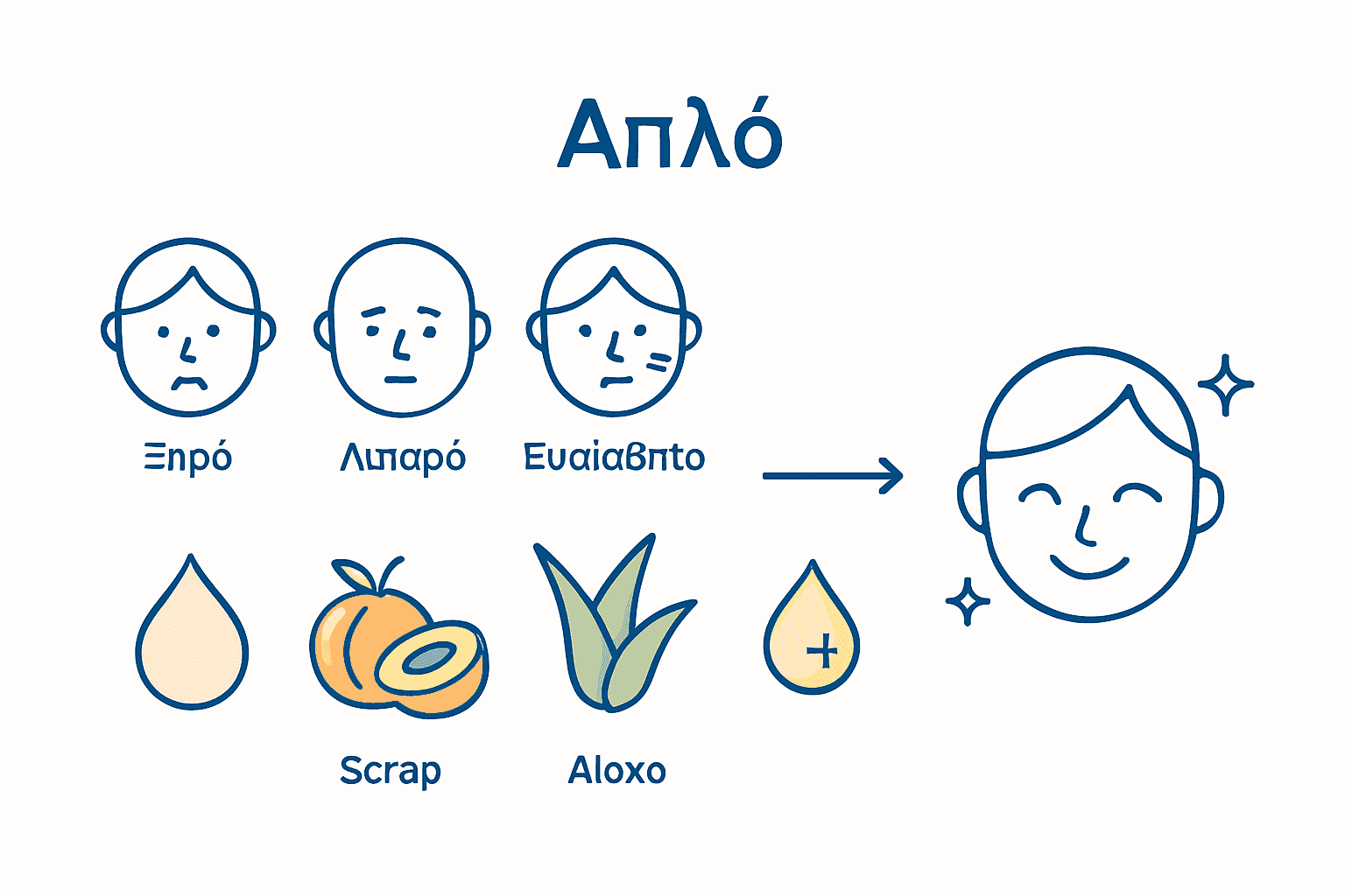 Πως να διαλέξετε scrub σώματος για τέλειο δέρμα φυσικά 2 Infographic για σύγκριση τύπων δέρματος και φυσικών συστατικών scrub