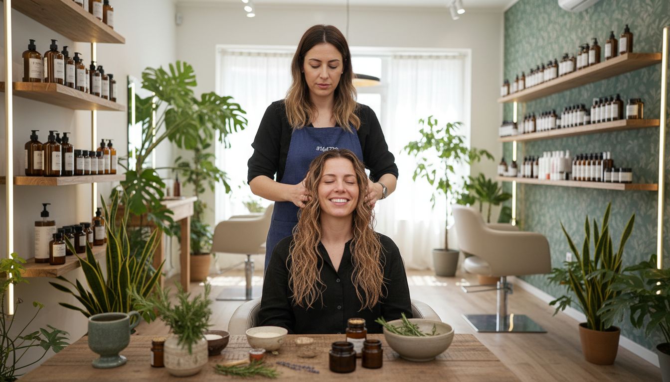 Γιατί Φυσικά Προϊόντα Μαλλιών: Ολοκληρωμένος Οδηγός 2 κομμωτήριο φυσικά προϊόντα