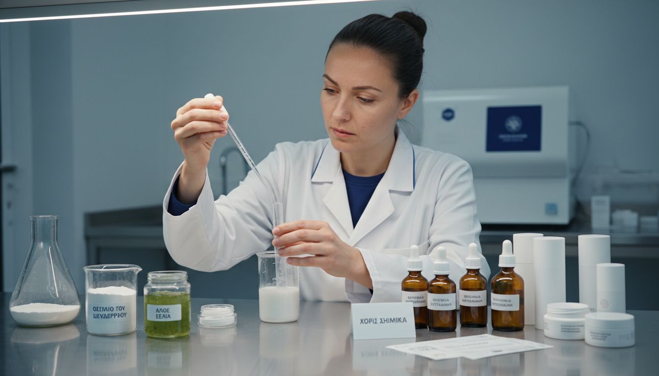 Πως να επιλέξετε αντηλιακή κρέμα για φυσική προστασία 2 εργαστήριο φυσικά συστατικά αντηλιακή