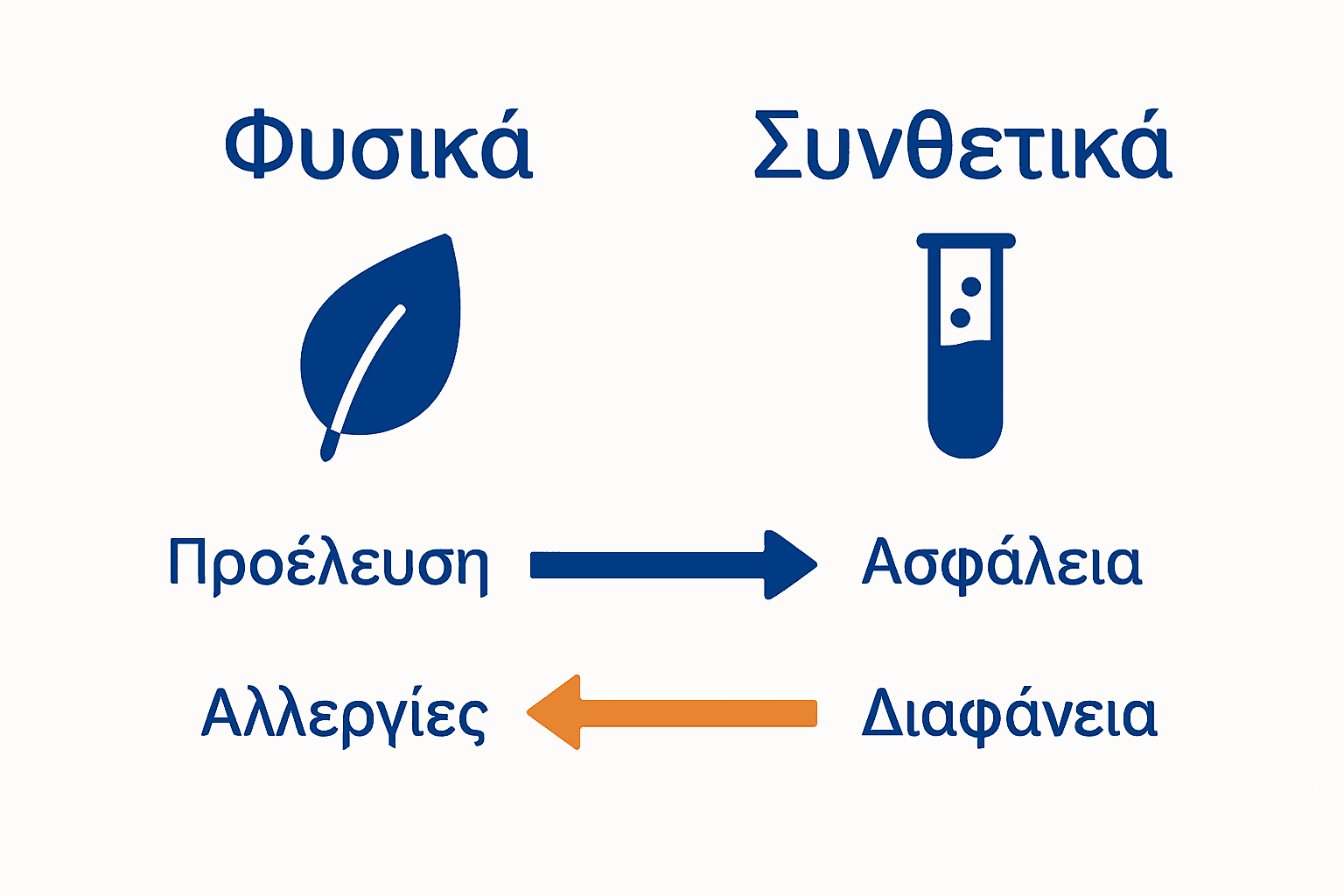 Σύγκριση φυσικών και συνθετικών αρωμάτων καλλυντικών