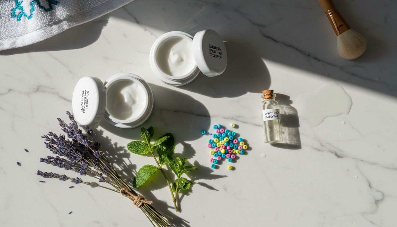 Βαζάκια καλλυντικών με φυσικά και συνθετικά συστατικά: Όλα όσα πρέπει να γνωρίζετε για τα προϊόντα περιποίησης που κυκλοφορούν στην αγορά, είτε βασίζονται στη δύναμη της φύσης είτε σε σύγχρονες, εργαστηριακές φόρμουλες.