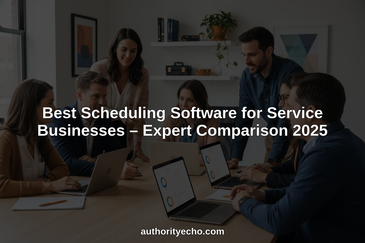 Best Scheduling Software for Service Businesses – Expert Comparison 2025