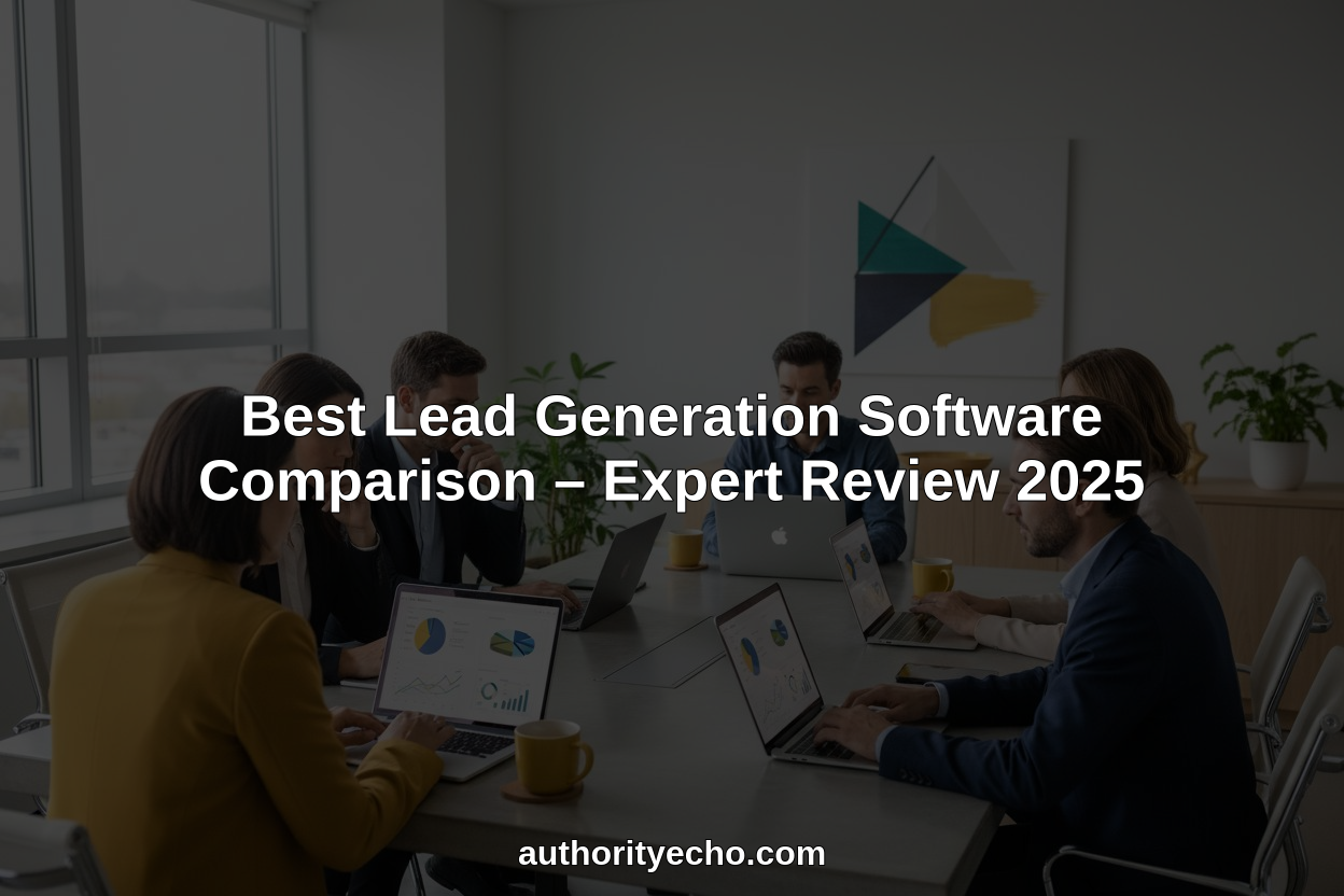 Best Lead Generation Software Comparison – Expert Review 2025
