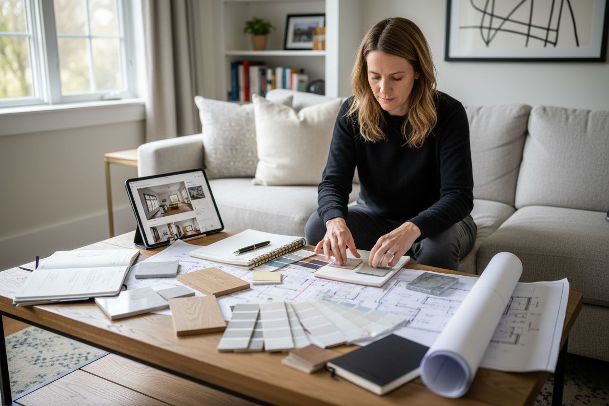 renovation planning workspace