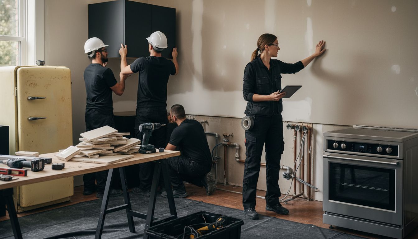 kitchen renovation project