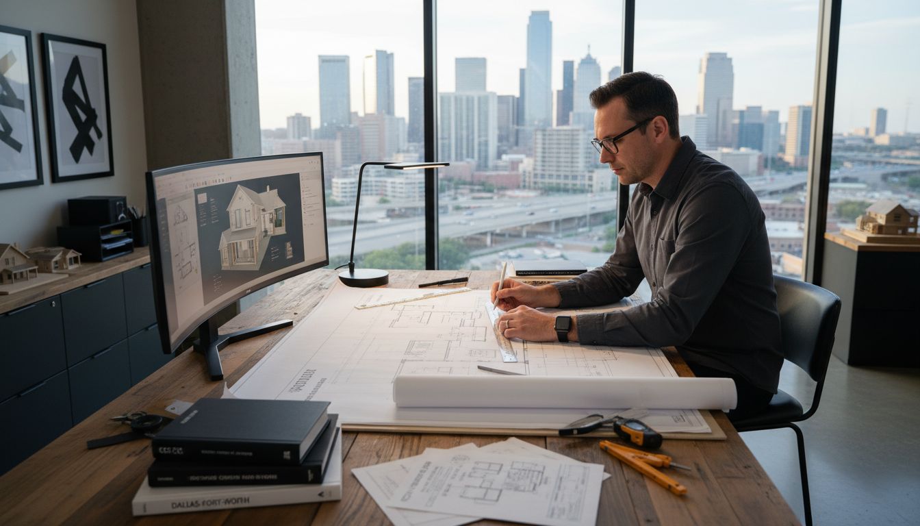 architect drafting plans