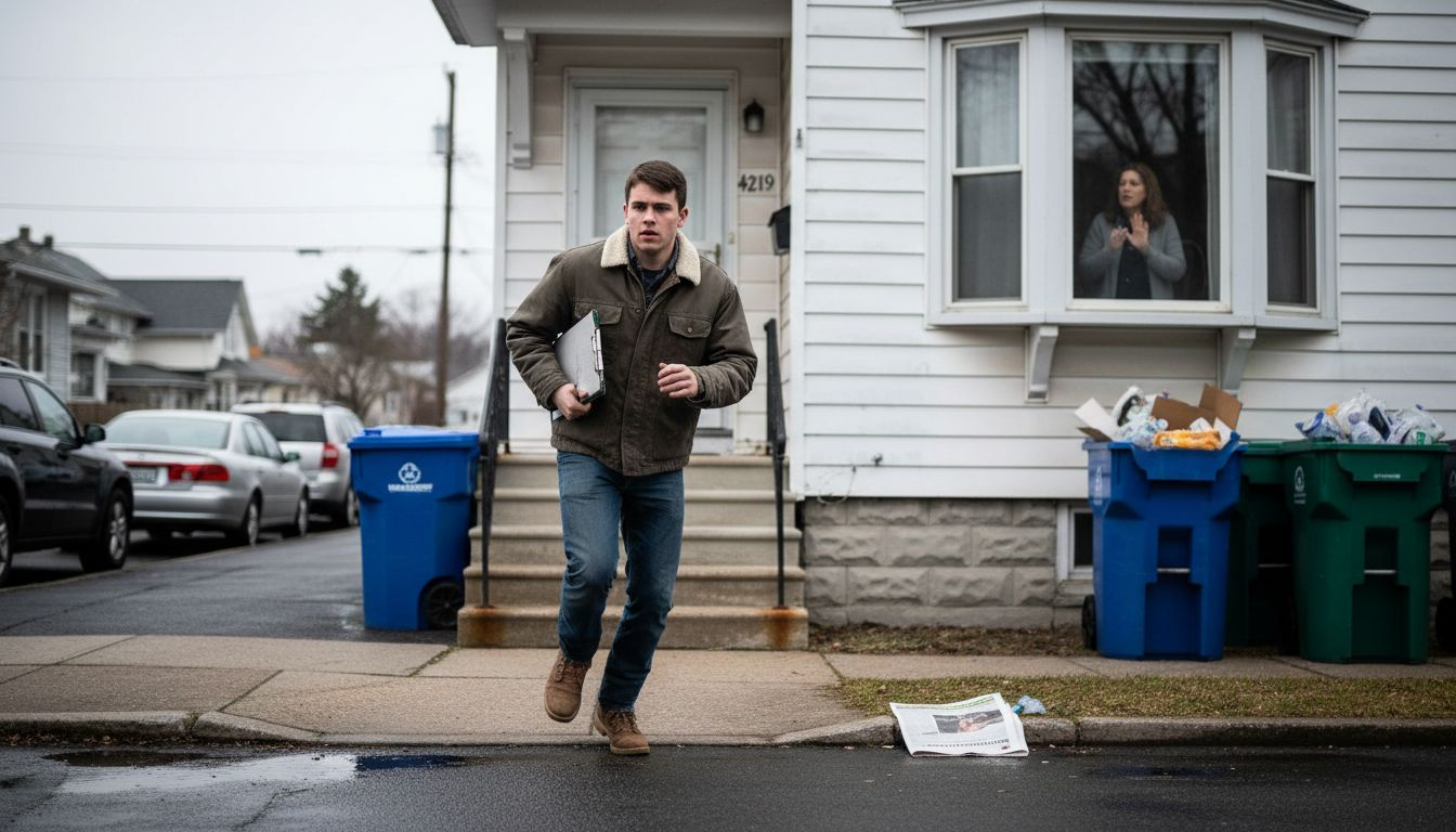 Contractor quickly arrives at homeowner’s door