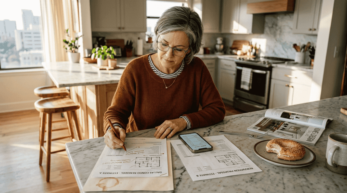 Owner compares proposals for renovation strategy