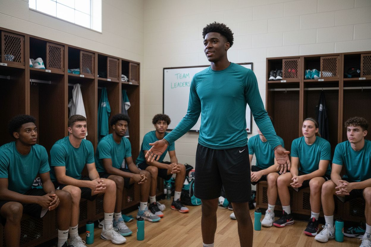basketball team pregame captain